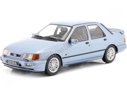 Kompatibel mit 1988 Ford Sierra Cosworth Blau Silber 1:18 MC Group 18305 von Cochesdemetal