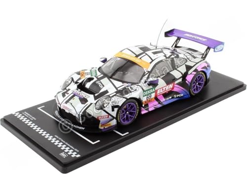 Kompatibel mit 2019 Porsche 911 GT3 R Nr. 69 Slooten/Luhr ADAC GT Masters Oschersleben 1:18 IXO Models LEGT18033 von Cochesdemetal