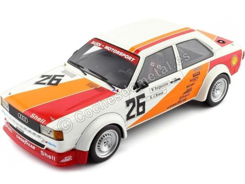 Kompatibel mit Audi 80 (B2) Gr.2 Nr. 26 Bergmeister/Nowak ETCC Vallelunga 1:18 Premium ClassiXXs PCL30225 von Cochesdemetal