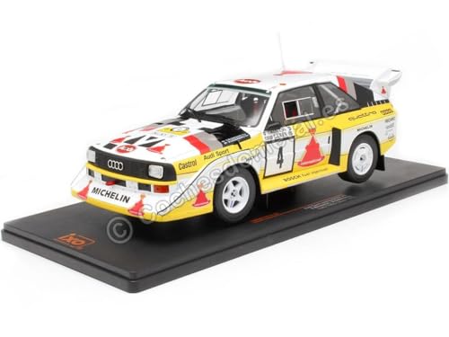 Kompatibel mit Audi Sport Quattro S1 E2 Nº4 Blonqvist/Cederberg Rally 1000 Lagos 1:18 IXO Models 18RMC161A.22 von Cochesdemetal