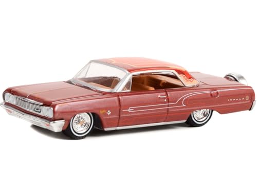 Kompatibel mit Chevrolet Impala mit Continental California Lowriders Series 2" 1:64 Greenlight 63030B von Cochesdemetal