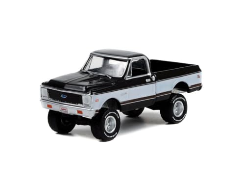 Kompatibel mit Chevrolet K10 4X4 Pickup Barrett Jackson Serie 9 Zoll 1:64 Greenlight 37250E von Cochesdemetal