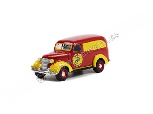 Kompatibel mit Chevrolet Panel Truck Shell Gasoline Running on Empty Series 14" 1:64 Greenlight 41140A von Cochesdemetal