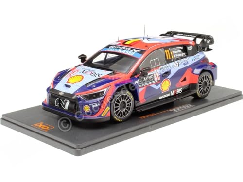 Kompatibel mit Hyundai i20 N Rally1 Nº11 Neuville/Wydaeghe Rallye Monte Carlo 1:18 IXO Modelle 18RMC153A von Cochesdemetal