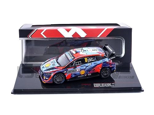 Kompatibel mit Hyundai i20 N Rally1 WRC Nr. 8 Tanak/Järveoja Rally Monte Carlo 1:43 IXO Models RAM838 von Cochesdemetal