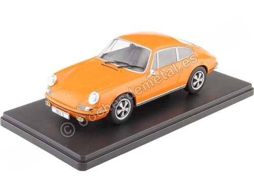 MODELLINO IN Scala COMPATIBILE Con Porsche 911 S 1968 ORANGE 1:24 WHITEBOX WB124174 von Whitebox