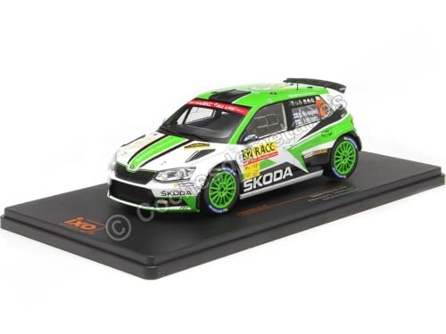 Kompatibel mit Skoda Fabia R5 Nº32 Rovanperä/Halttunen Rally Katalonien 1:24 IXO Models 24RAL031B.22 von Cochesdemetal