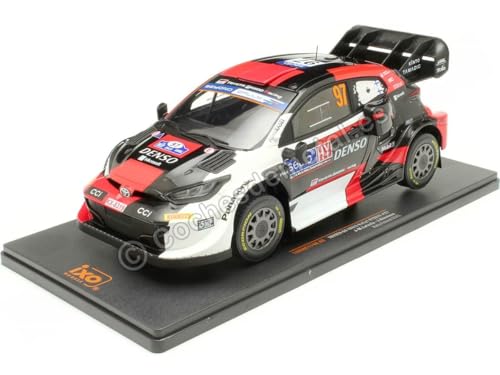 Kompatibel mit Toyota Yaris GR Rally1 Hybrid Nr. 97 Latvala/Hänninen Rally Finnland 1:18 IXO Modelle 18RMC174B von Cochesdemetal