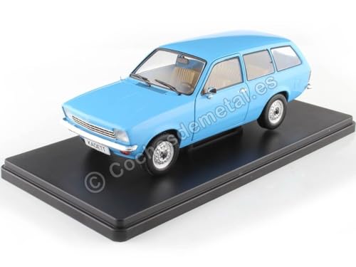 Modellfahrzeug Opel Kadett C Caravan, hellblau, 1973. von Cochesdemetal