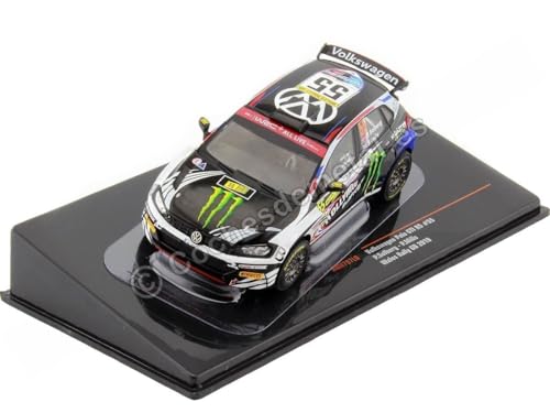 Passend für 2019 VW Polo GTI R5 Nr. 55 Solberg/Mills Rallye Wales 1:43 IXO Models RAM797LQ von Cochesdemetal