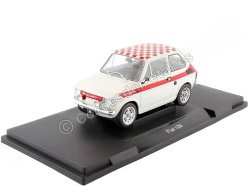 MODELLINO IN Scala COMPATIBILE Con FIAT 126 Abarth 1972 White 1:18 MODELCARGROUP MCG18325 von MODELCARGROUP