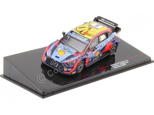 Passend für Hyundai i20 N Rally1 Nº11 Neuville/Wydaeghe Rally Finnland 1:43 IXO Models RAM866LQ.22 von Cochesdemetal