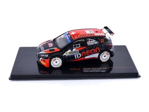 Passend für Hyundai i20 N Rally2 Nº38 Burri / Levratti Rallye Monte Carlo 1:43 IXO Models RAM891.22 von Cochesdemetal