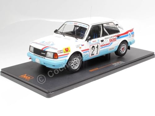 Passend für Skoda 130 LR Nº21 Krecek/Motl Rally Acropolis 1:18 IXO Models 18RMC157A.22 von Cochesdemetal