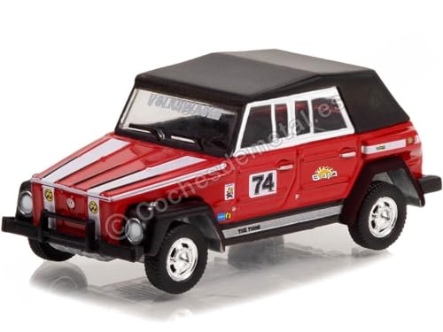 Passend für Volkswagen VW Type 181 The Thing Nº74 Baja Club Vee-Dub Series 15" 1:64 Greenlight 36060C von Cochesdemetal