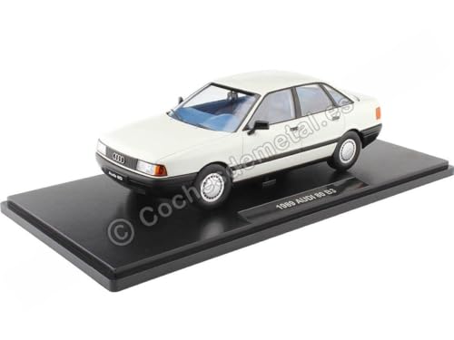 passend für Audi 80 B3 Alpinweiß 1:18 Triple-9 1800340 von Cochesdemetal