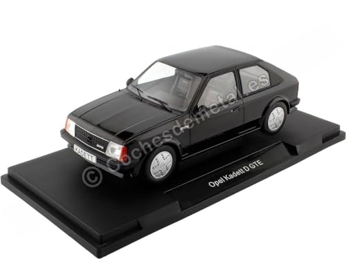 passend für Opel Kadett D GTE schwarz 1:18 MC Group 18270 von Cochesdemetal