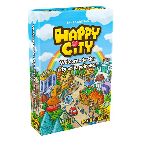 Cocktail Games , Happy City, Board Game, Ages 10+, 2-5 Players, 30 Minutes Playing Time von Cocktail Games