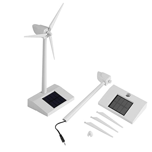 Mini-Solarenergie-Windmühlen-Modell, Schreibtisch, Heimdekoration, Basteln, Wissenschaft, Bildung, von Cocoarm