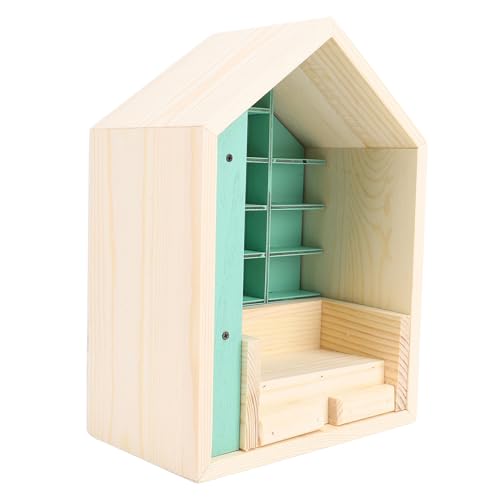 Miniatur-Puppenhaus-Bücherregal, Angst-Bücherregal-Ornament, Hölzernes Stressabbau-Bücherregal für Zimmer, Arbeitszimmer, Schreibtisch, Wohnzimmer, Buchhandlung mit von Cocoarm