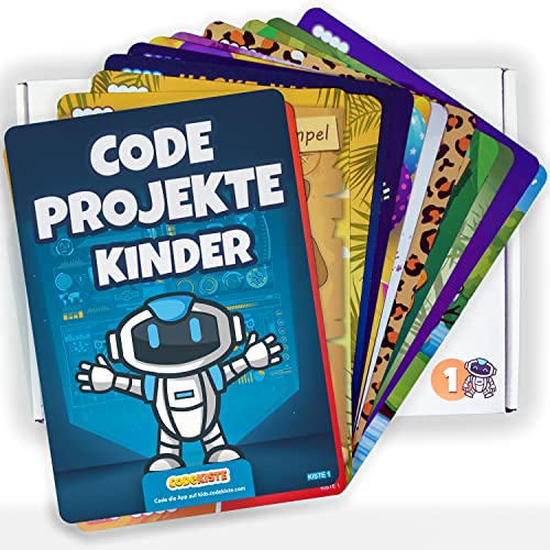 CodeKiste - Programmieren Lernen für Kinder mit echten Apps und Spielen - Für Anfänger entwickelt: Informatik und Javascript Programmierung für Kids (Kiste 1 von 12) von CodeKiste