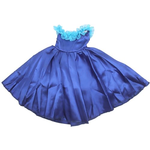 Codulu 18 Zoll amerikanische Puppenkleid-Puppen-Prinzessinnenkleid Abendkleid Freizeitkleider 43-46 cm Puppen-Zubehör 1 PCZ-Blau von Codulu