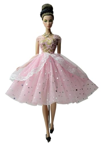 Codulu Puppenkleid für 29,2 cm große Amerika-Puppe, 30 cm, Mädchen, Puppenkleid, Ballettkleid, Outfits für 1/6 BJD-Puppe, Kinderspielzeug, 1 Stück, #I von Codulu