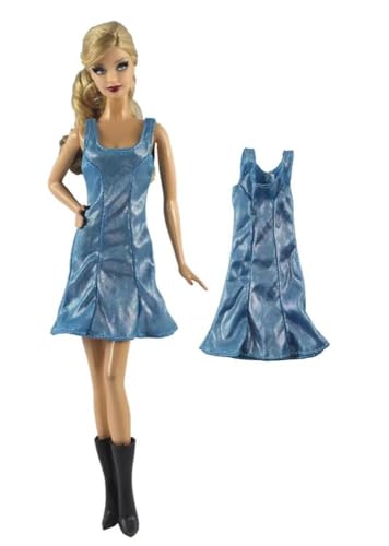 Codulu Puppenkleidung für 11,5 Zoll America Doll 30 cm Mädchenpuppe-Oberteile, Röcke, Hosen, Kleid, Business-Party, lässige Outfits, Kostüm für 1/6 BJD Puppe, Kinderspielzeug-1 Set-#H von Codulu