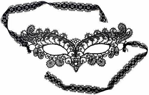 Codulu Spitzen-Augenmaske, Abschlussball, Maskerade, Ballmaske für Kostümparty, Cosplay, Halloween, Zubehör von Codulu