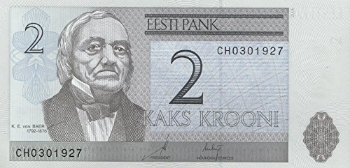 Coins of Germany Estland Pick-Nr: 85a bankfrisch (I) 2006 2 Krooni von BAER (Banknoten für Sammler) von Coins of Germany