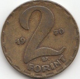 Coins of Germany Ungarn KM-Nr. : 591 1970 vorzüglich Messing 1970 2 Forint Wappen (Münzen für Sammler) von Coins of Germany