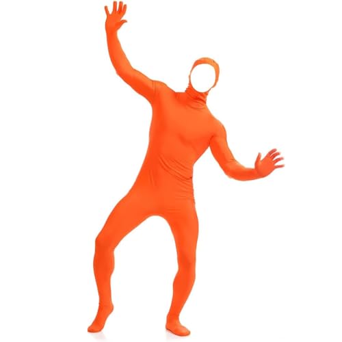 Cokbyavla Doki Doki Literatur Club Cosplay Kostüm Unisex-Hautanzug für Bühnenauftritte und Kostümveranstaltungen Korsett Mittelalterlich (Orange, S) von Cokbyavla