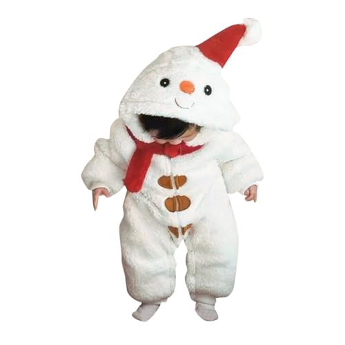 Cokbyavla Mein Erstes Weihnachten,Baby Strampler Junge Weihnachten Kinder Stramper Weihnachtsset Kostüm Weihnachtsoutfits Für Baby-Mädchen Strampler Neugeborene Weihnachtsmann Kinder Bodysuit von Cokbyavla