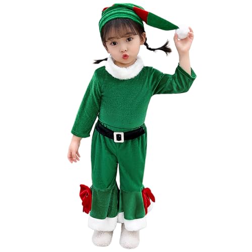 Cokbyavla Neugeborenes Baby Mädchen Weihnachten Strampler,Baby Strampler Neugeborene Weihnachtskleidung Für Kinder Weihnachtsoutfit Neugeborenen Kleidung Weihnachtspullover Hosen Hüte Weihnachtsoutfi von Cokbyavla