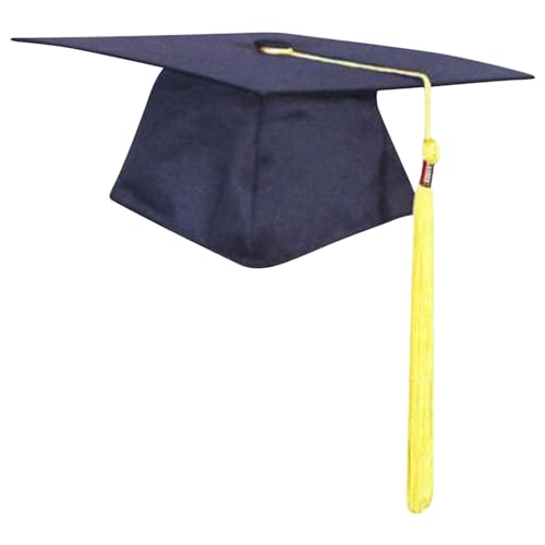 Cokbyavla Unisex Erwachsene Matte Graduation Cap mit Quaste für High School und College Graduation Cap mit Quaste Graduation Hut für Erwachsene, Graduation Cap mit Charm und Quaste von Cokbyavla