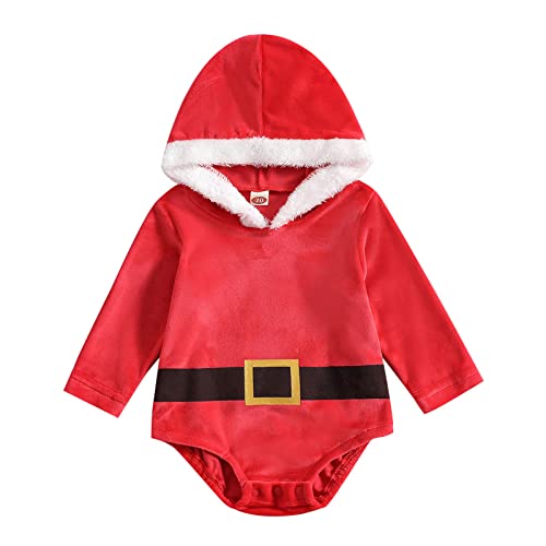 Cokbyavla Weihnachten Hut,Strampler Jungen Weihnachten Kostüm Rentier Kinder Weihnachtskostüme Für Kinder Weihnachtsoutfits Für Baby-Mädchen Neugeborenes Baby Kleidung Weihnachtsmann Kostüm von Cokbyavla