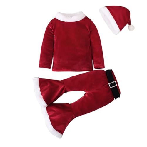 Cokbyavla Weihnachten Kleidung,Lustige Strampler Baby Baby Weihnachten Outfit Kleidung Weihnachtsoutfit Baby Junge Baby Weihnachten Kleidung Neugeborenes Kostüm Wichtel Hut Neugeborenes Baby Mädchen von Cokbyavla