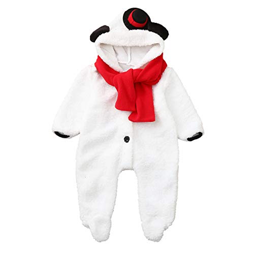 Cokbyavla Weihnachten Kostüm Kinder,Baby Strampler Lustig Elfenkostüm Set Kinder Weihnachtsmann-Kostüm Baby Weihnachtsoutfit Erstausstattung Für Neugeborene Weihnachtsmann Kinder Bodysuit von Cokbyavla