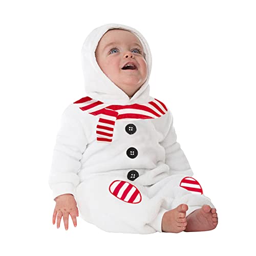 Cokbyavla Weihnachten Outfit Mädchen,Strampler Weihnachts Kleidung Weihnachtsoutfit Neugeborenes Baby Mädchen Weihnachten Strampler Weihnachtspullover Mädchen Weihnachtspullover Mädchen von Cokbyavla