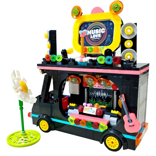 Cokomono Party Auto Bauspielzeug, 479 Teile Straßenansicht Architektur Modellbausatz, Mini Bausteine Auto Geschenk für Kinder ab 6 Jahren von Cokomono