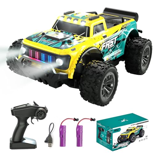 Cokvok Ferngesteuertes Auto, RC Auto 1:20 RC Buggy, 20KM/H 2,4GHz All-Terrain Fernbedienung Offroad Spielzeugauto mit 2 Akku, Ferngesteuerter Monstertruck für Kinder von Cokvok