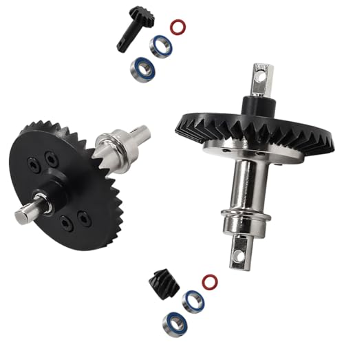 Colcolo 1/10 RC Auto Differential Zahnkranz Ritzel Ersatz Metallteil DIY Upgrade Teil Achse Zahnrad fürfür -01, Satz Vorne Und Hinten Colcolo 1/10 RC Auto Differential Zahnkranz Ritzel Ersatz Metallteil DIY Upgrade Teil Achse Zahnrad fürfür -01, Satz Vorne Und Hinten von Colcolo