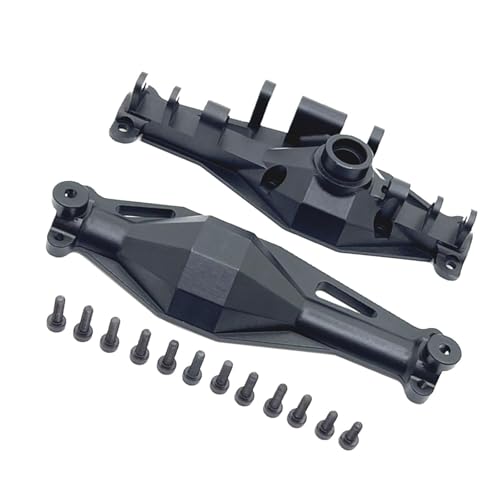 Colcolo 1/12 Achsgehäuse-Achsenabdeckung, einfach zu installierendes Upgrade-DIY-Zubehör, professioneller RC-Teile-Ersatz für H12Y Hobby Car, Schwarze Rückseite von Colcolo