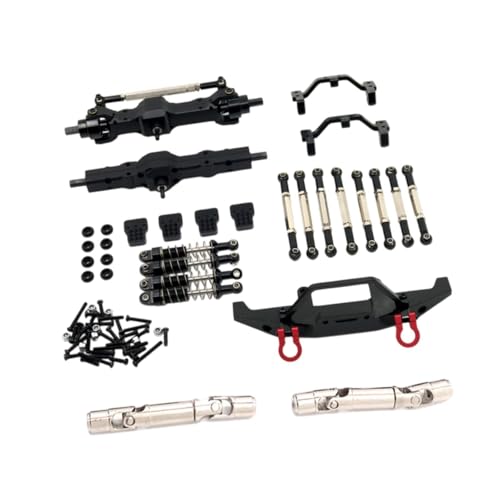 Colcolo 1/16 RC Autoteile für C14 C24 Stoßdämpfer Leichte Unterlegscheiben RC Auto Metallteile Kit für ferngesteuerte Fahrzeugbeschläge, Schwarz von Colcolo