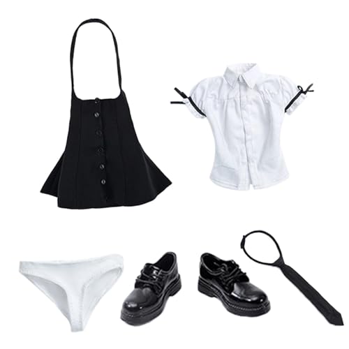 Colcolo 1/6 Puppenkleidungsset für Damen, Schulmädchenanzug, JK-Anzug, Uniformkostüm für 12-Zoll-Puppenfiguren, Ankleide-Accessoires, Stil b von Colcolo