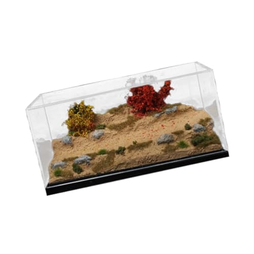 Colcolo 1/64 Modell Bergstraßenszene Diorama Hintergrundszene Modell Bastelzubehör Simulation Vitrine für Figurensammlungen von Colcolo