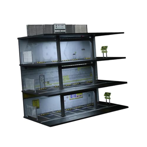 Colcolo 1/64 Modellauto-Vitrine, Spielzeugauto-Aufbewahrungsbox, Garage, Diorama mit Licht, Sammlergeschenk, dekorative Parkplatzszene, Style D Colcolo 1/64 Modellauto-Vitrine, Spielzeugauto-Aufbewahrungsbox, Garage, Diorama mit Licht, Sammlergeschenk, dekorative Parkplatzszene, Style D von Colcolo