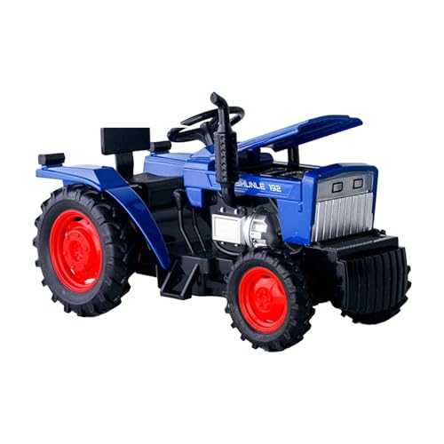 Colcolo 1:32 Modell Spielzeug Simulation Kleinbauern Auto Landwirtschaftsfahrzeug Spielzeugset Bauernhof Spielzeugauto für Geburtstagsfeste, Blau von Colcolo