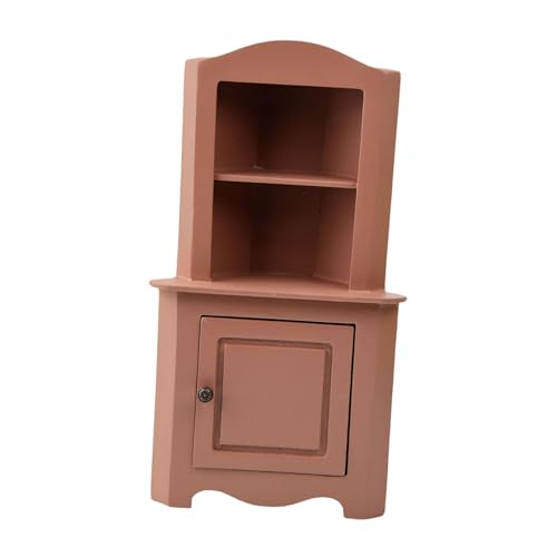 Colcolo 1:6 Puppenhaus Schrank Simulation Zubehör Spielzeug Lebensszene Mikrolandschaft Holzmöbel für Schlafzimmer Wohnkultur, ROSA von Colcolo