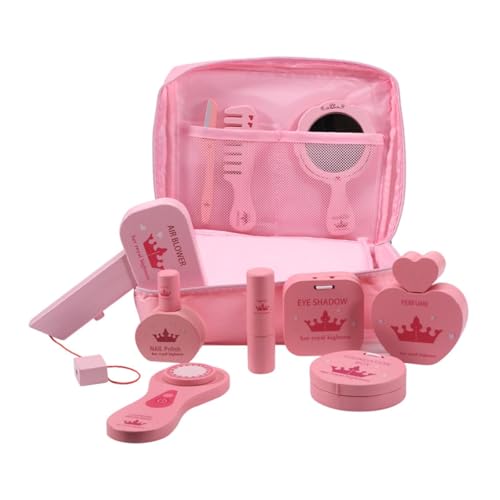 Colcolo 10x Make-Up Spielzeug Kits Rollenspiel Make- Geburtstagsgeschenke Kosmetische Spielzeug Kits Kreative Prinzessin Make-Up Kits für Kleine Mädchen von Colcolo